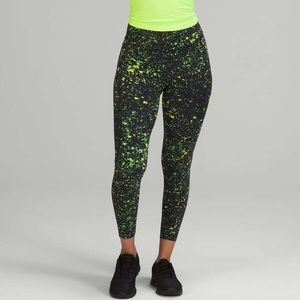 Lululemon Base Pace High-Rise Running Tight 25" sparks fly multi SXFY size 4